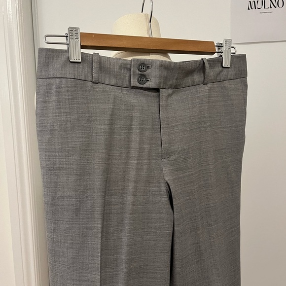 Club Monaco Suit Pants Size 8 Work Office Workwear Officewear Gray Grey Wool - Picture 5 of 11